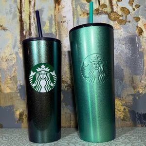 Starbucks Blue Stainless Steel Tumbler Bundle